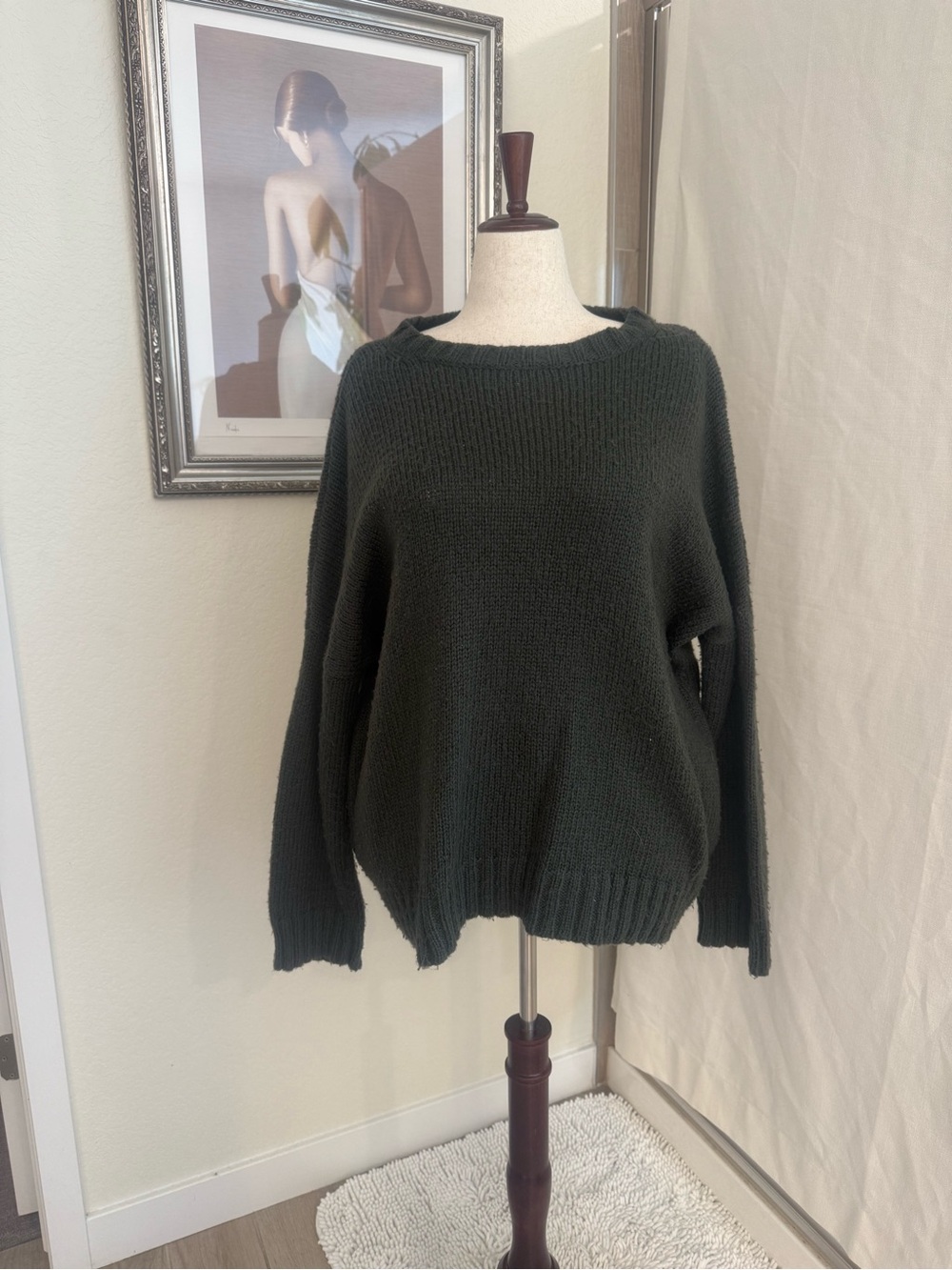 Wooden Ships Dark Green Crewneck Sweater